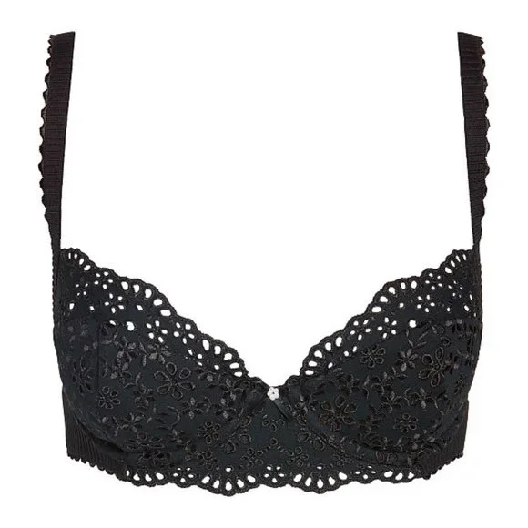 NWT For Love & Lemons White Sophie Eyelet Bra